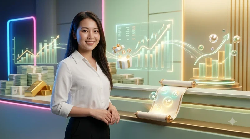 Biểu tượng chính sách khuyến mãi CM88 với tài liệu quy định và biểu tượng bảo mật