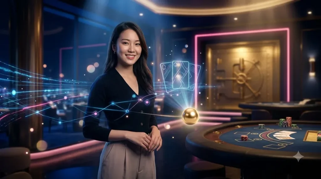 Minh họa chơi game bài online an toàn với cân bằng tài chính