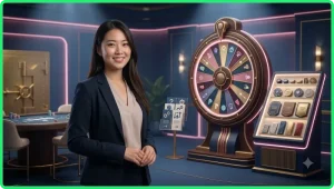 Giao diện bảng trả thưởng slot CM88 hiển thị các biểu tượng và dòng trả thưởng trên nền hologram