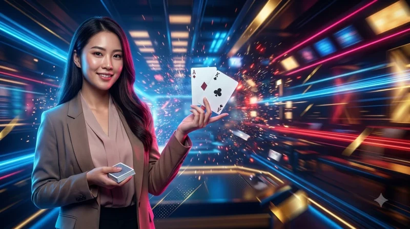 Hình ảnh bàn baccarat với chip rải rác, minh họa những sai lầm cần tránh khi chơi