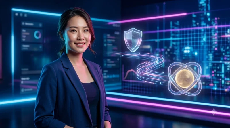 Hình minh họa về tầm quan trọng của việc bảo vệ tài khoản CM88 với khiên bảo mật và dữ liệu cá nhân