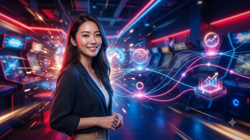Minh họa cách dòng thanh toán slot nối các biểu tượng trên các cuộn slot