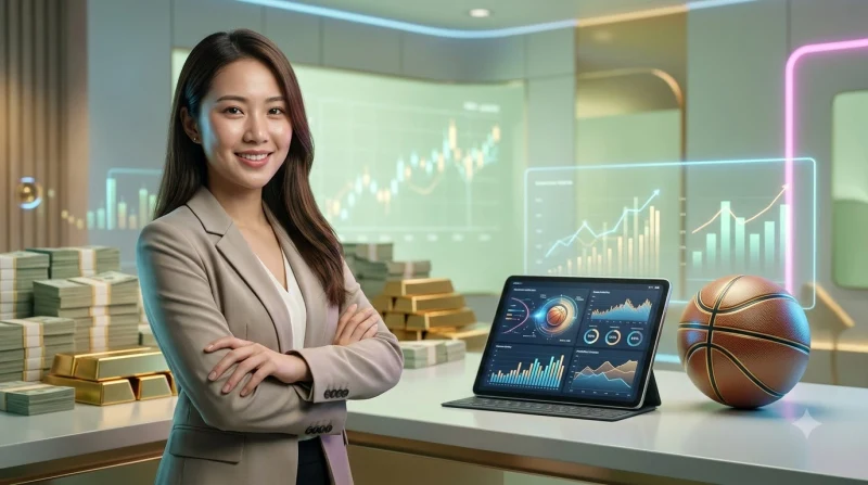Minh họa chiến lược và phân tích dữ liệu khi chơi cá cược bóng rổ