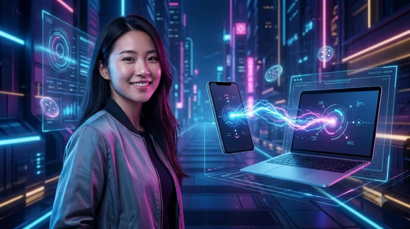 Minh họa Đồng bộ điện thoại và máy tính CM88 trên thiết bị di động theo ngữ cảnh bài viết.
