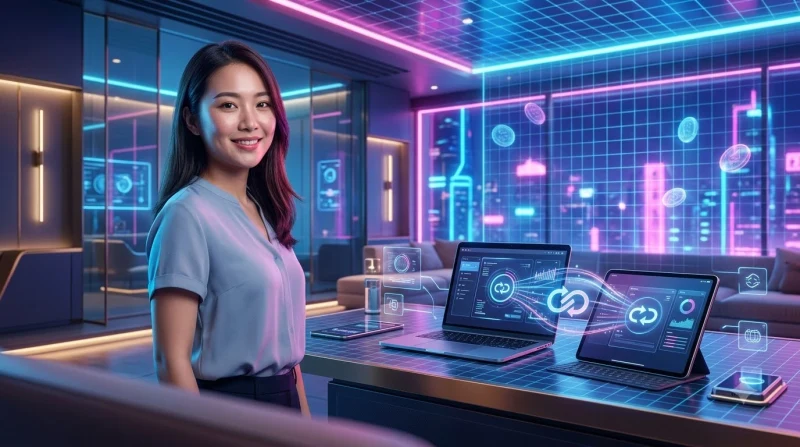 Minh họa Đồng bộ điện thoại và máy tính CM88 trên thiết bị di động theo ngữ cảnh bài viết.