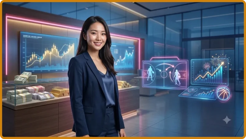 Minh họa lợi ích của nền tảng cược bóng rổ chuyên nghiệppp và hiện đại