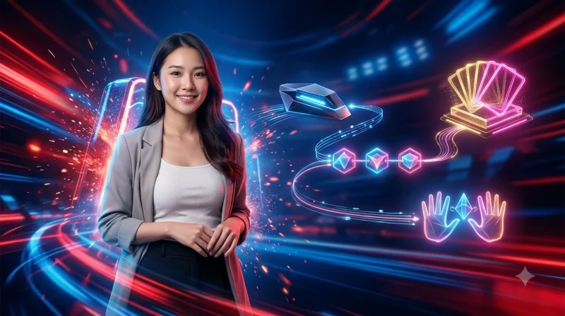 Minh họa quy trình chơi phỏm online từ bước bắt đầu đến hạ bài