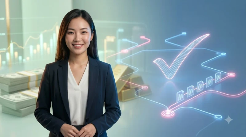 Minh họa sự phổ biến của việc mở tài khoản trực tuyến trên thị trường hiện đại.