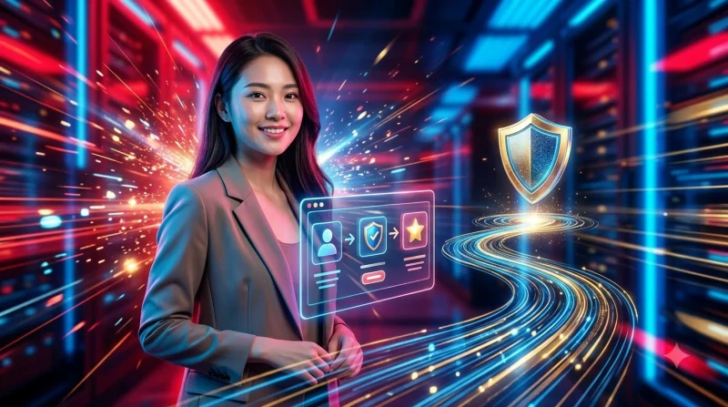 Minh họa tiêu chí bảo mật khi truy cập Website chính thức CM88.