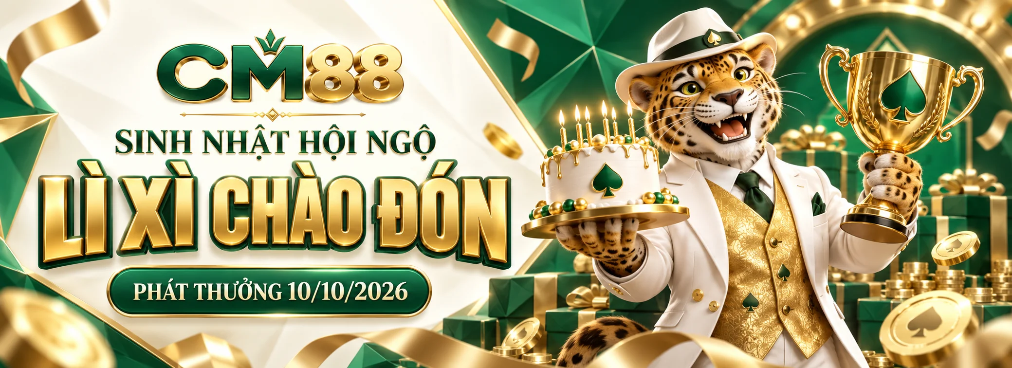 CM88 – Sinh nhật hội ngộ, lì xì chào đón, phát thưởng 10/10/2026